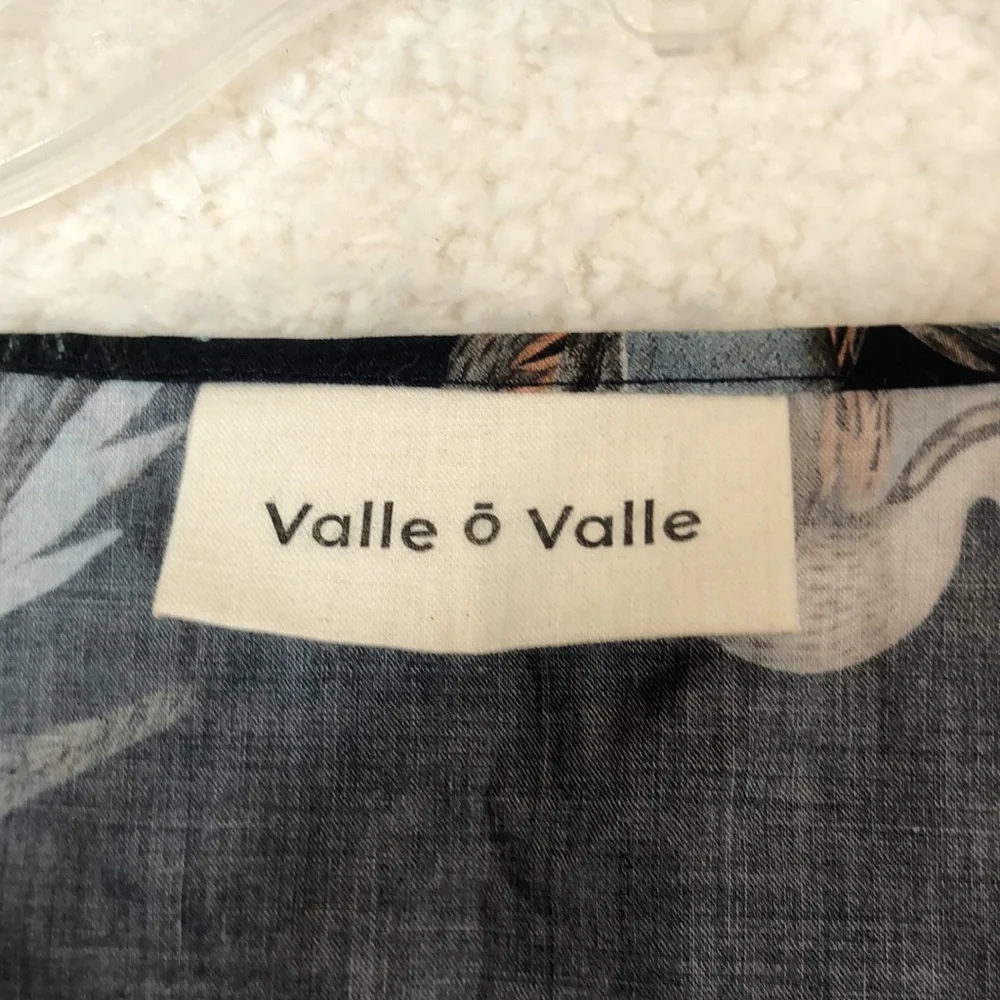 Valle O Valle Unisex Kimono Navy Bird Pattern ONE SIZE